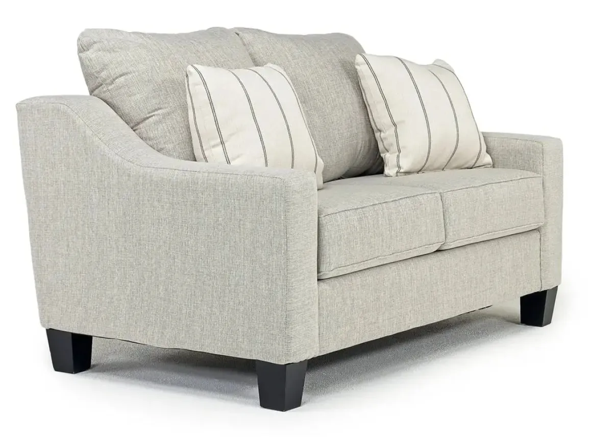Lucy Sofa & Loveseat In Splash Linen