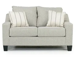 Lucy Sofa & Loveseat In Splash Linen