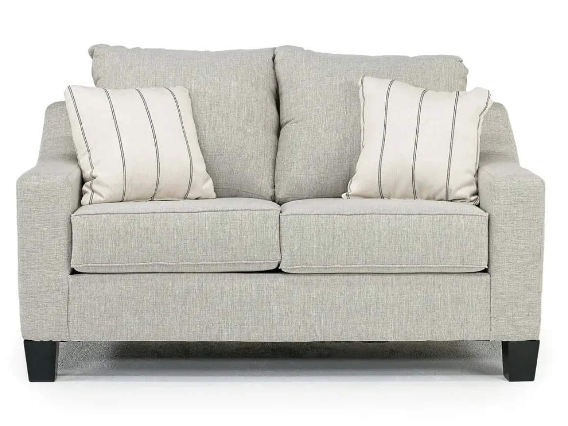 Lucy Sofa & Loveseat In Splash Linen