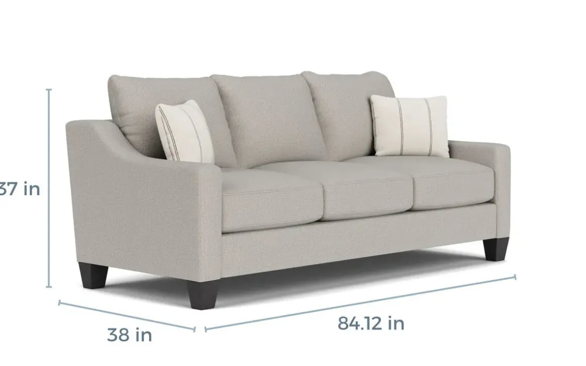 Lucy Sofa & Loveseat In Splash Linen