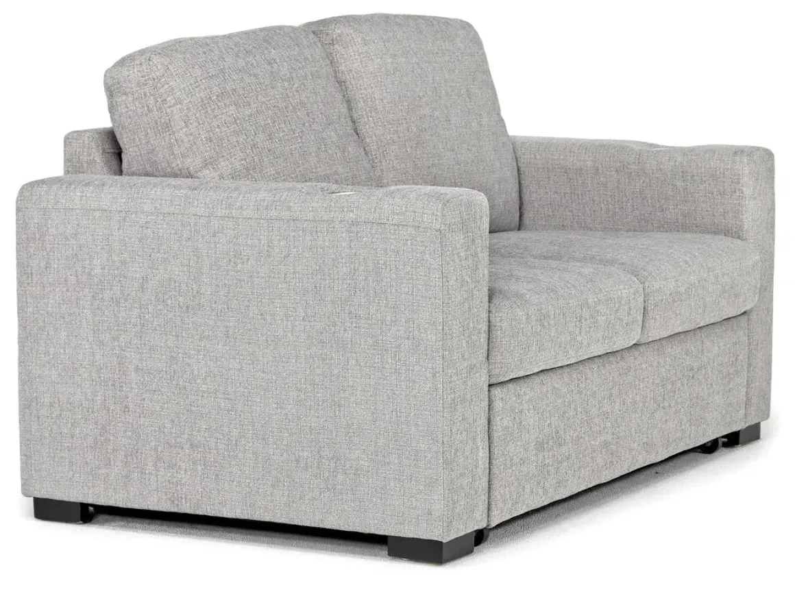 Luigi Full Sleeper Loveseat In Gray
