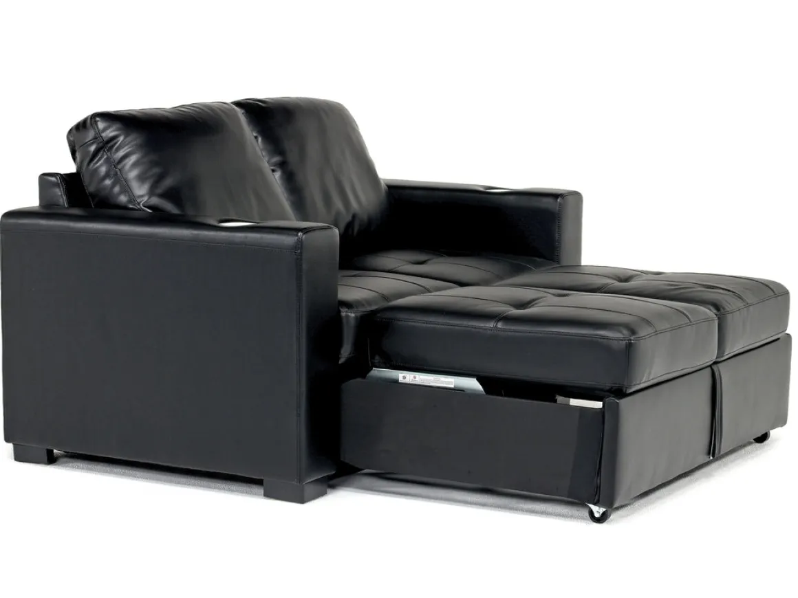 Luigi Full Sleeper Loveseat In Gray