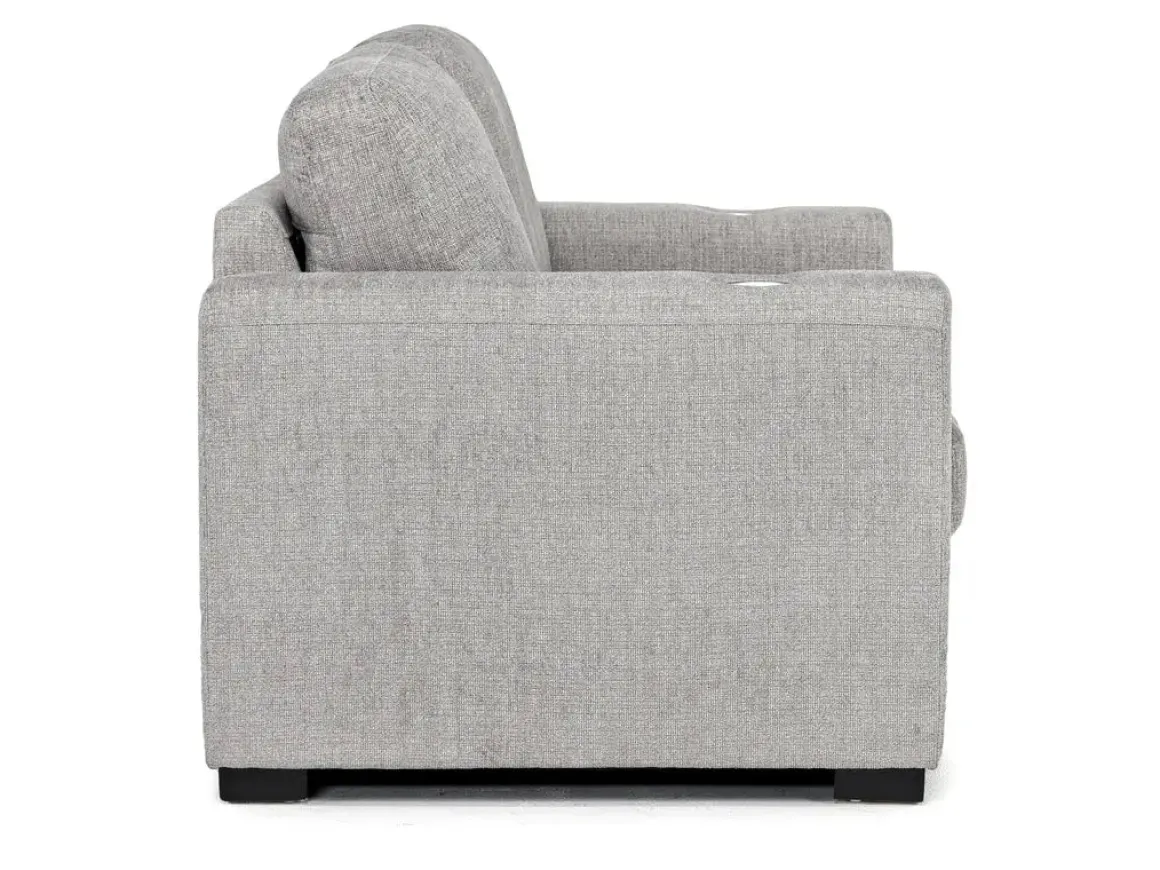 Luigi Full Sleeper Loveseat In Gray