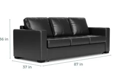 Luigi Queen Sleeper Sofa In Gray