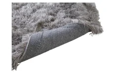 Luxe Shag Plush Rug In Gray, 5’ X 8’