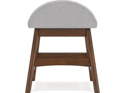 Lyncott Desk Chair In Brown/Light Gray