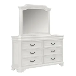 Lyndhurst Mirror In Vintage White