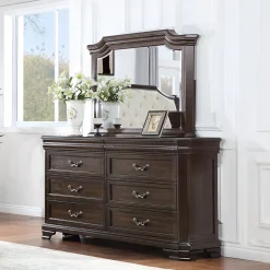 Lyndhurst Mirror In Vintage White