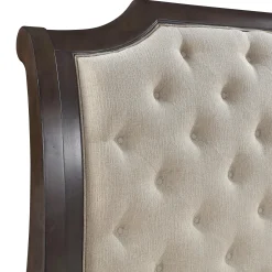 Lyndhurst Sleigh Bed W/ Storage In Vintage White, Queen