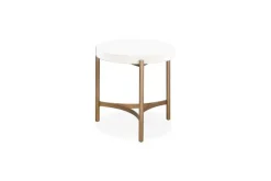 Lyon End Table In Ivory