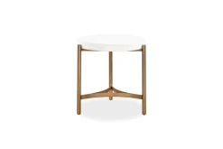 Lyon End Table In Ivory