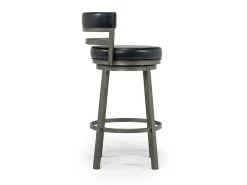 Madrid Swivel Barstool In Gray
