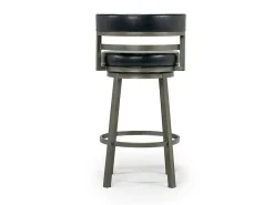 Madrid Swivel Barstool In Gray