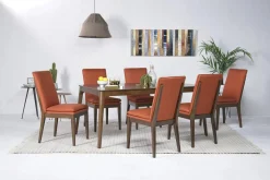 Maggie Side Chair In Walnut, Set Of 2