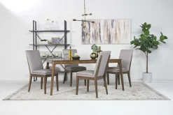 Maggie Side Chair In Walnut, Set Of 2