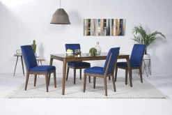 Maggie Side Chair In Walnut, Set Of 2