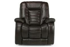 Malibu 3 Power Recliner In Chocolate Leather