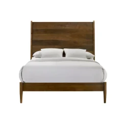 Malibu Panel Bed In Walnut, Twin