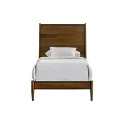 Malibu Panel Bed In Walnut, Twin