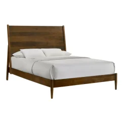 Malibu Panel Bed In Walnut, Twin
