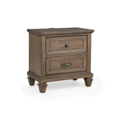 Mariana Bed, Dresser, Mirror & Nightstand In Vintage Creme, Queen