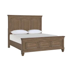 Mariana Bed, Dresser, Mirror & Nightstand In Vintage Creme, Queen
