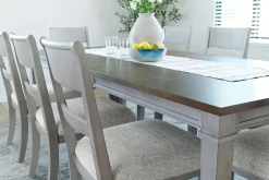 Mariana Dining Table & 8 Chairs In Vintage Mocha