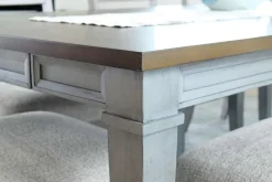 Mariana Dining Table & 6 Chairs In Vintage Mocha