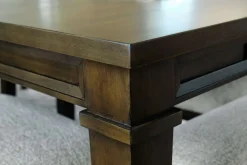 Mariana Dining Table & 6 Chairs In Vintage Mocha