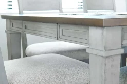 Mariana Dining Table & 6 Chairs In Vintage Mocha