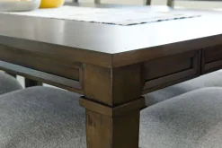 Mariana Dining Table & 4 Chairs In Vintage Mocha