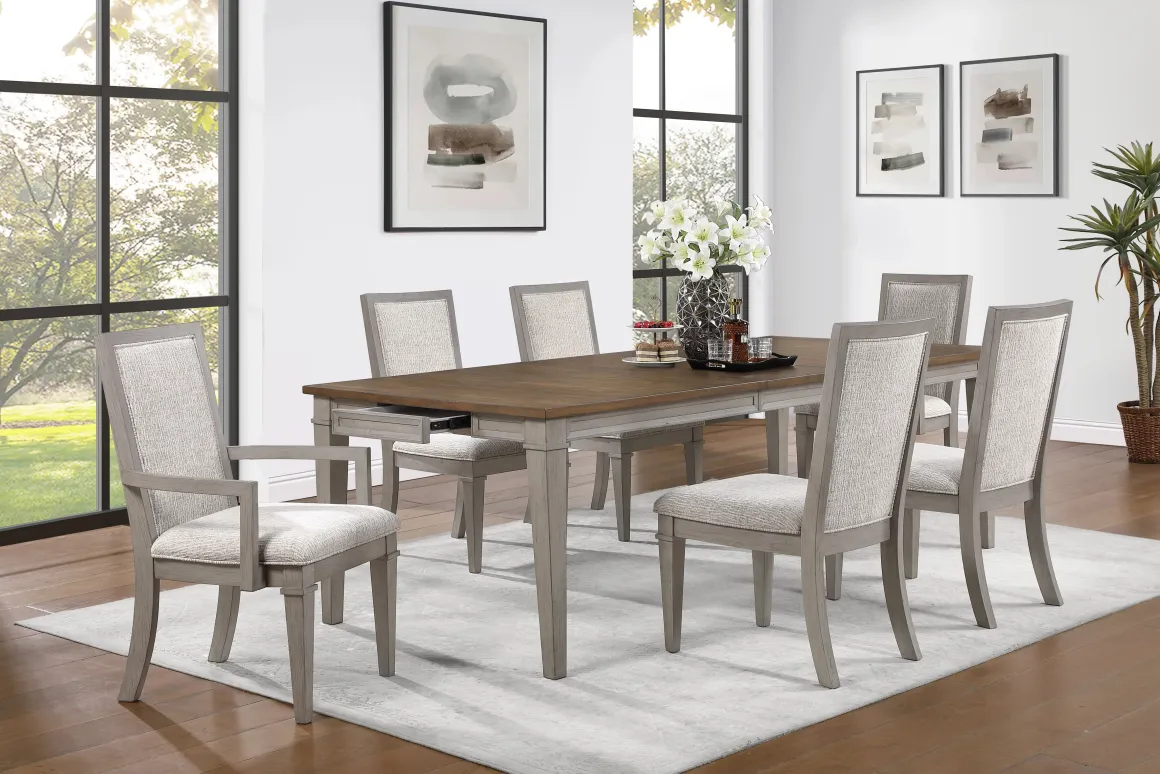 Mariana Dining Table In Vintage Creme