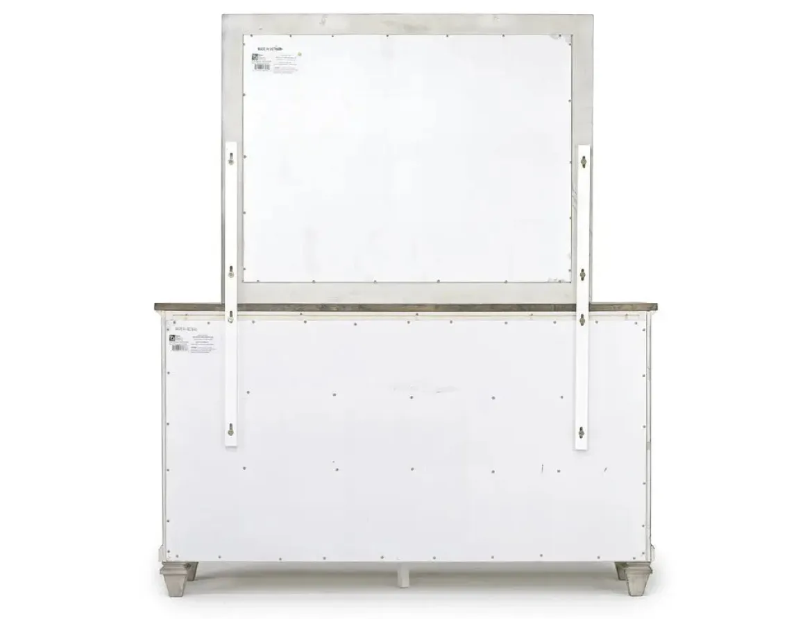 Mariana Mirror In Vintage Creme