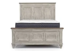 Mariana Panel Bed In Vintage Creme, Queen