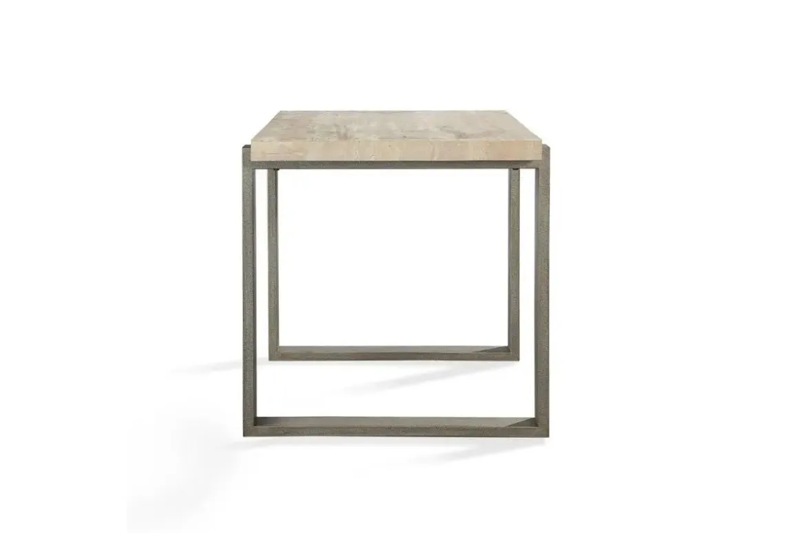 Mario End Table In Travertine