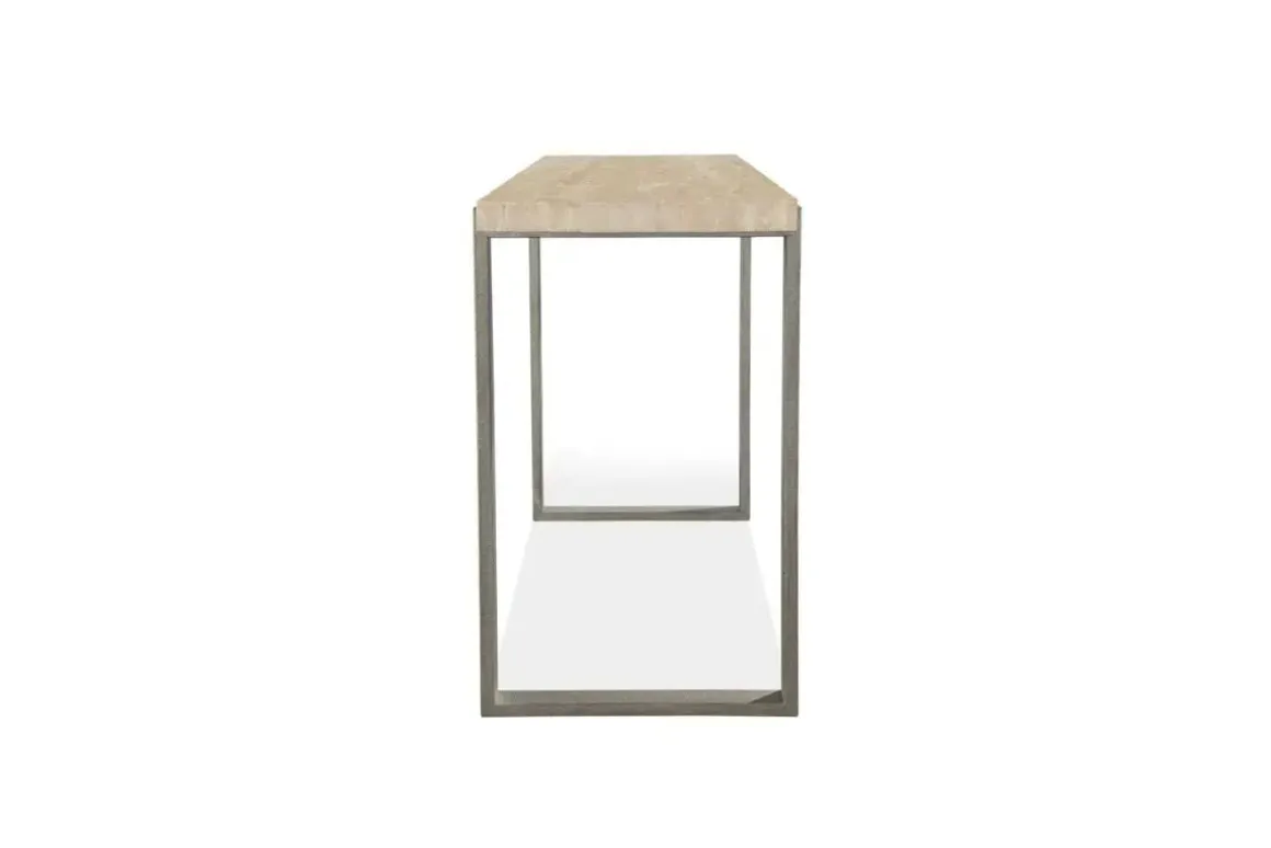 Mario Sofa Table In Travertine