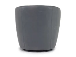 Market Swivel Club Chair In Noce Taupe Leather