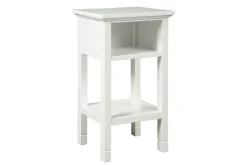 Marnville Accent Table W/ Usb Charger In Espresso