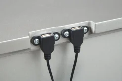 Marnville Accent Table W/ Usb Charger In Espresso