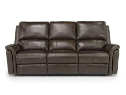 Martina 2 Power Sofa In Dark Brown