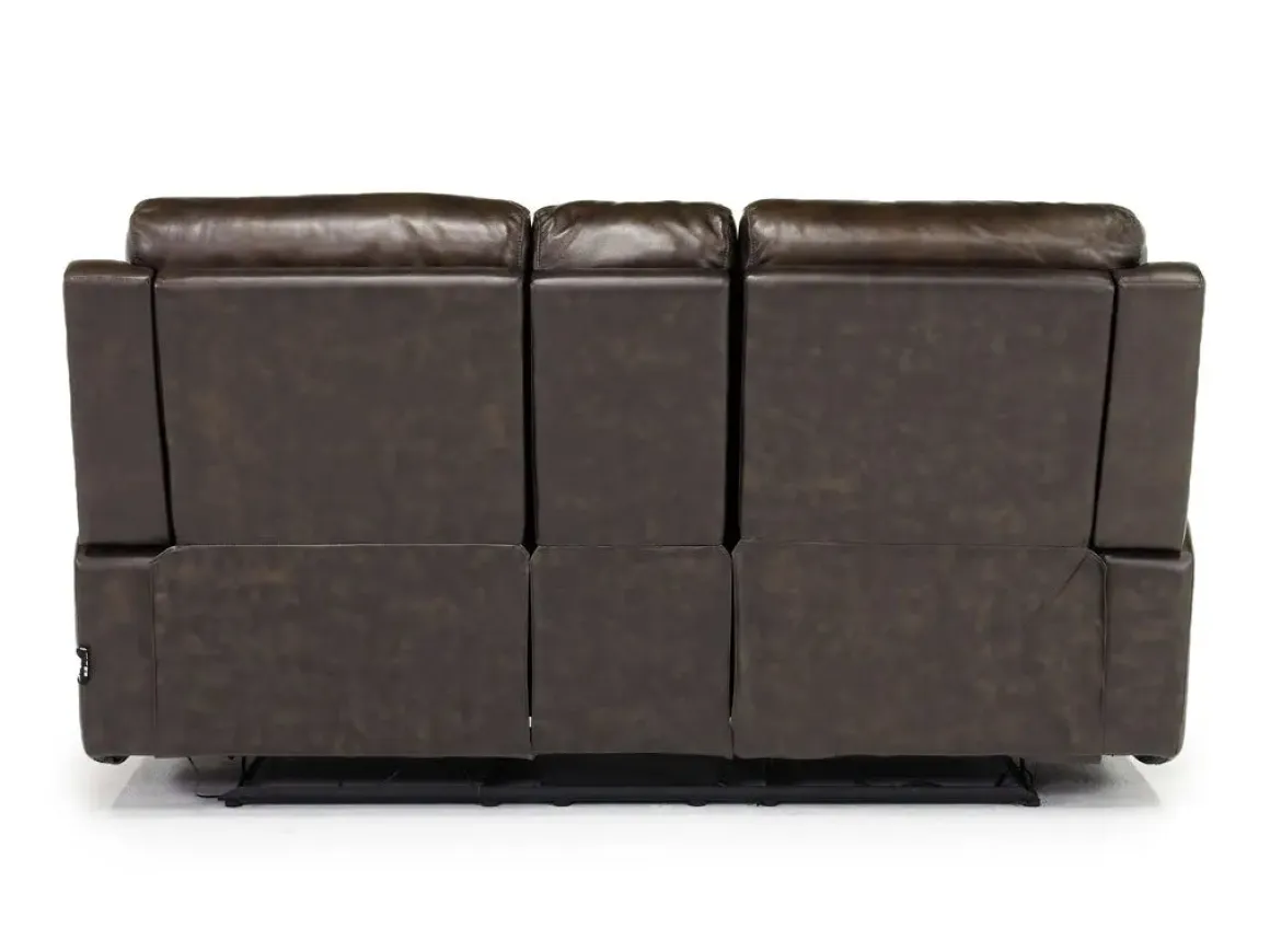 Martina Reclining Sofa & Loveseat In Dark Brown