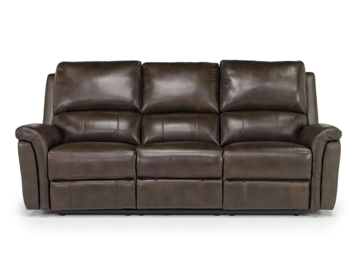 Martina Reclining Sofa & Loveseat In Dark Brown