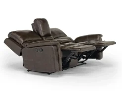 Martina Reclining Sofa & Loveseat In Dark Brown