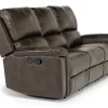Martina Reclining Sofa In Dark Brown