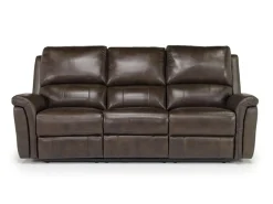 Martina Reclining Sofa In Dark Brown