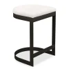 Maude Outdoor Counter Height Stool In Black