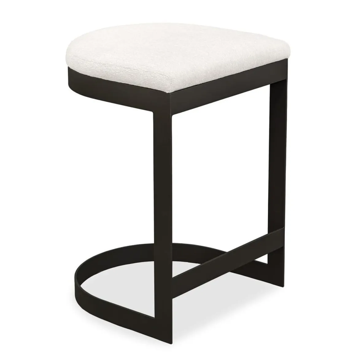 Maude Outdoor Counter Height Stool In Black
