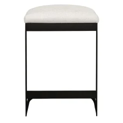 Maude Outdoor Counter Height Stool In Black