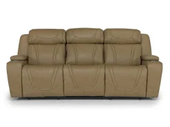 Max 2 Power Sofa In Aline Butternut Leather