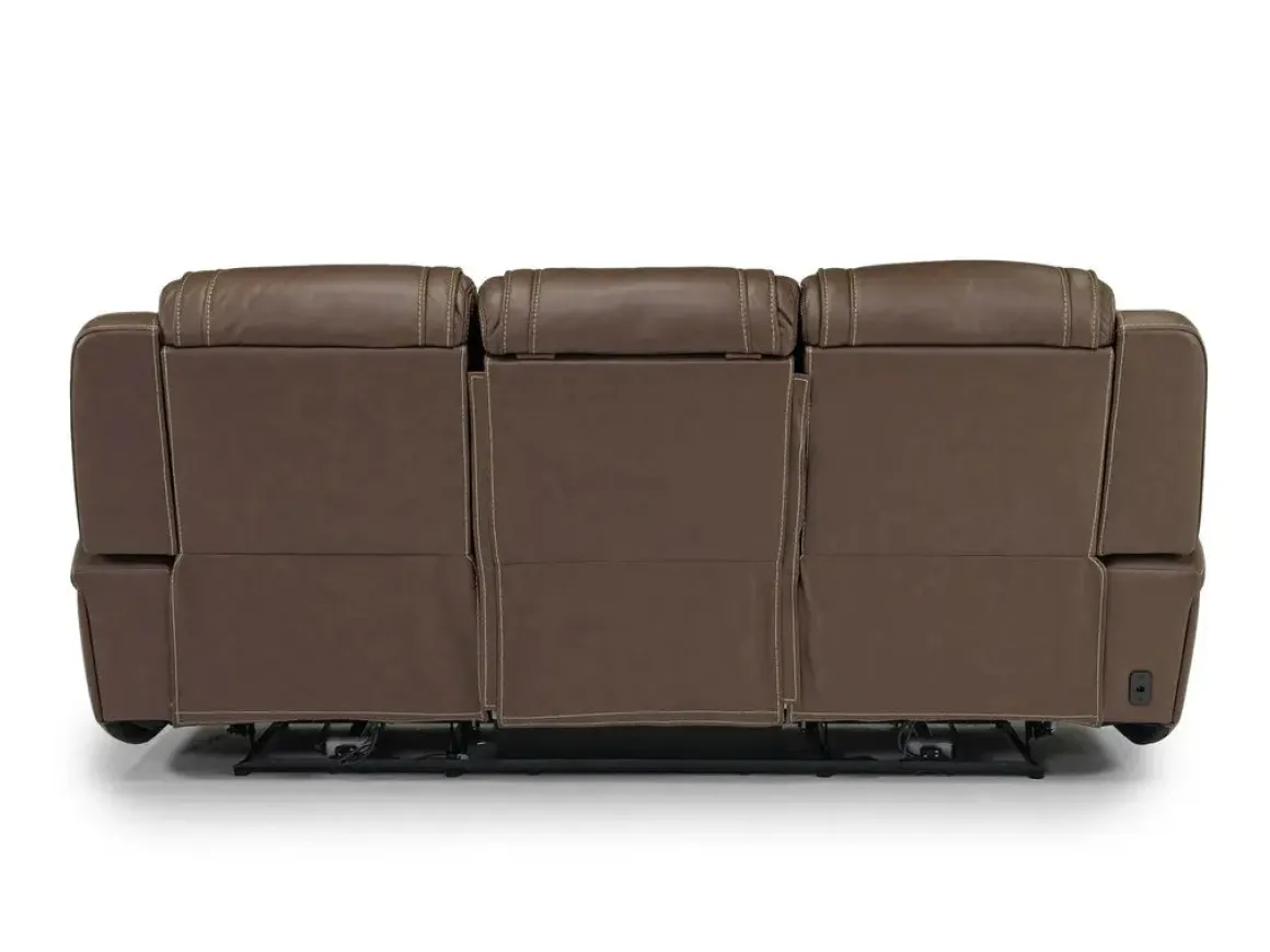 Max 2 Power Sofa In Aline Butternut Leather